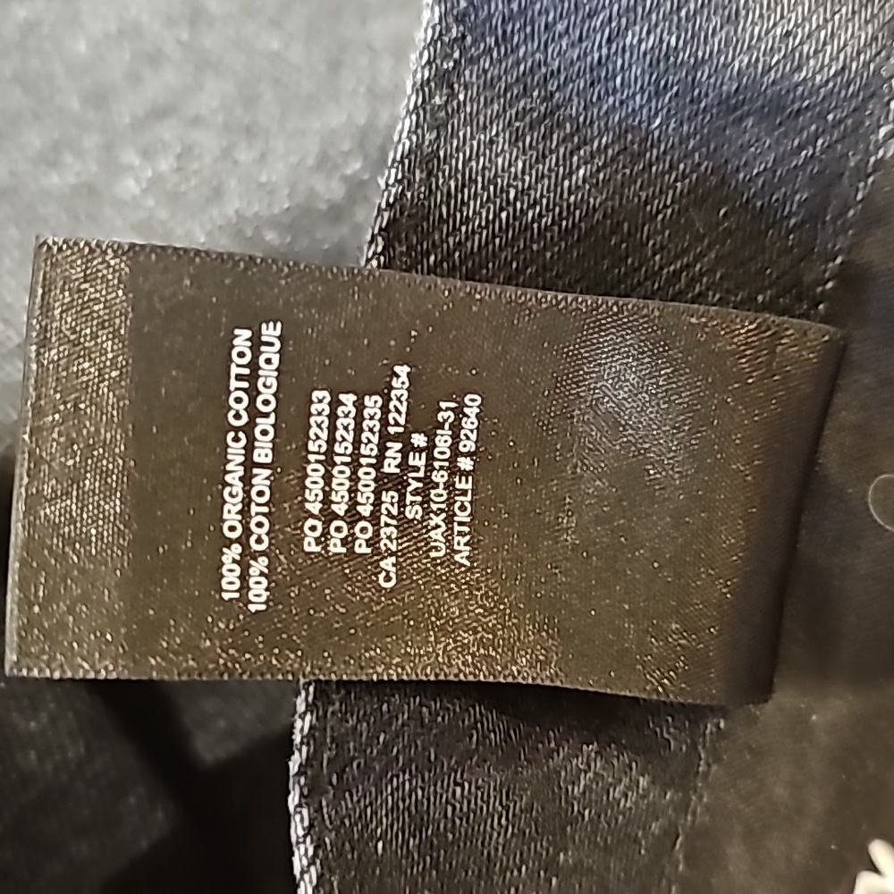 NWOT Aritzia Denim Forum The Nina Super High Rise Cigarette 30L Size 27 - Picture 12 of 12